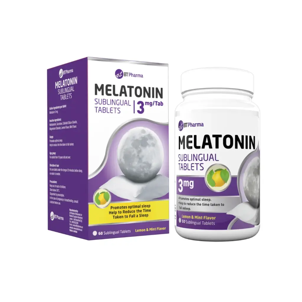 BTPharma Melatonin 3 mg (60 Sublingual Tab.)
