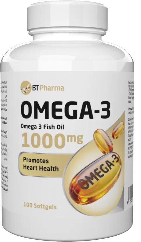 BTPharma Omega-3 Fish Oil (100 Soft Gel)