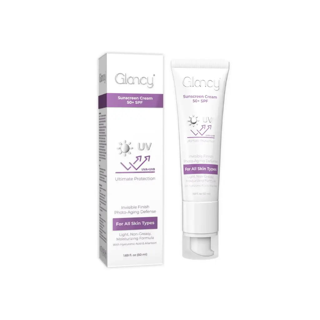 Glancy Sunscreen Cream SPF50 (50 gm)