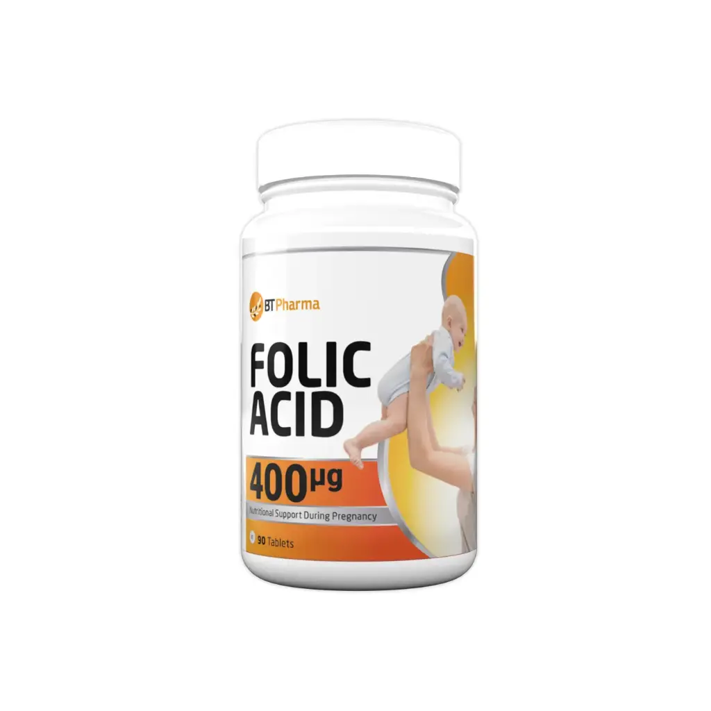 BT Pharma Folic Acid 400 mcg (90 Tab.)