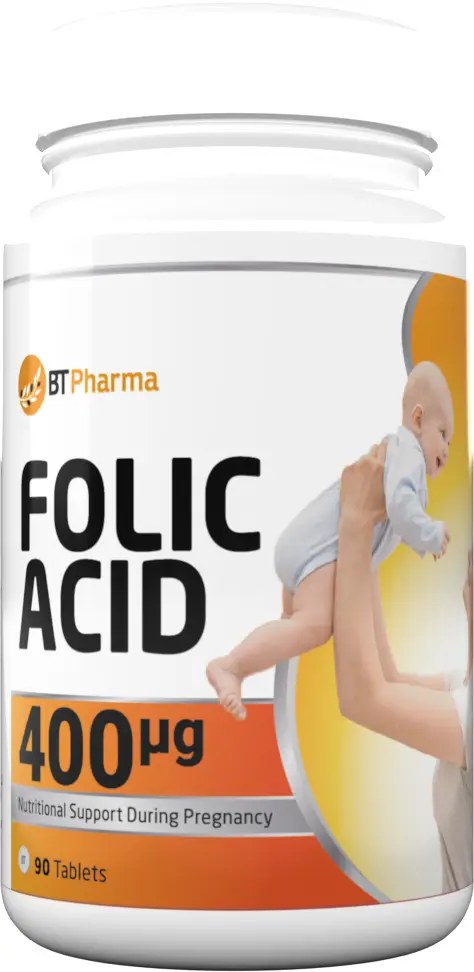 BT Pharma Folic Acid 400 mcg (90 Tab.)
