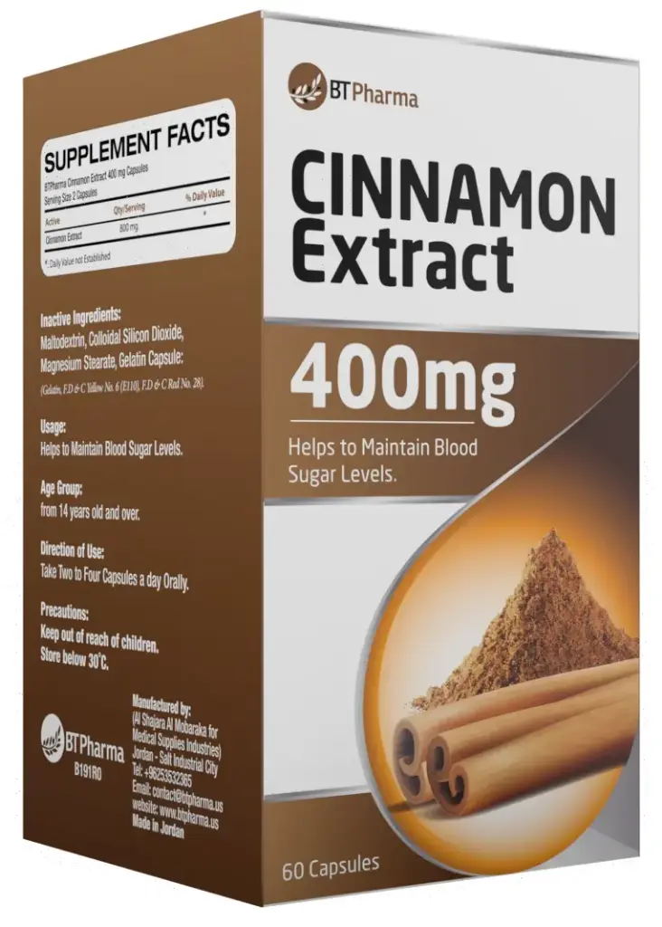 BTPharma Cinnamon Extract (60 Cap.)