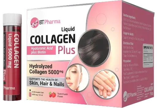 [FP024] BTPharma Collagen Plus Liquid (5000 mg/25 ml) - 30 Vials