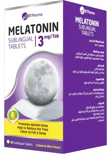 [FP029] BTPharma Melatonin 3 mg (60 Sublingual Tab.)