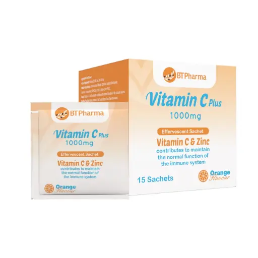 [FP003] BTPharma Vitamin C plus (15 Sachets)